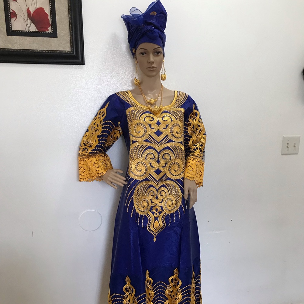 Dashiki. African Dress. Boubou. Grand Boubou